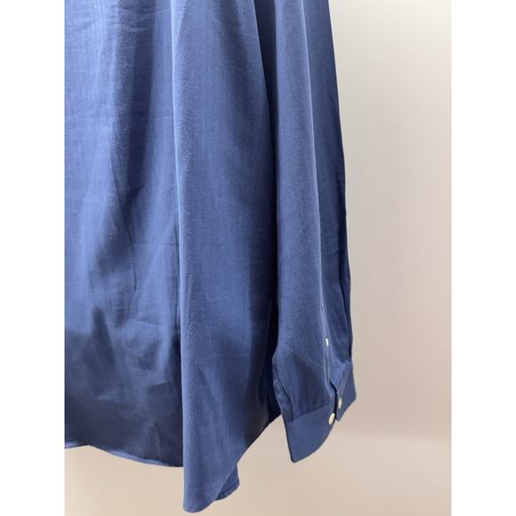 Ole Miss Vtg Button Down Blue Men’s Size 3X Club Colors 100% Cotton - Picture 3 of 8